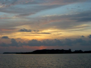 Sonnenuntergang Bolgatty Island