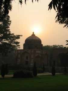 Sonnenuntergang Delhi