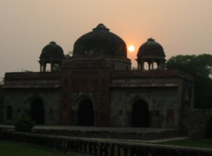 Sonnenuntergang Delhi