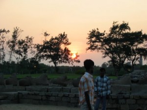 Sonnenuntergang Mamallapuram