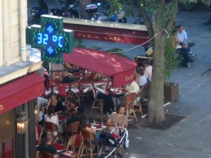 Straßencafé in Paris