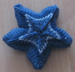 gestrickter Stern