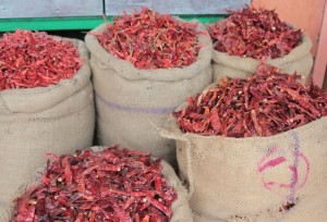 Chilihändler Jaipur